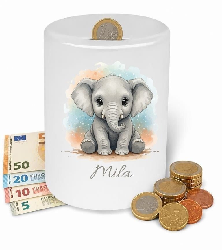 Spaarpot olifant zittend