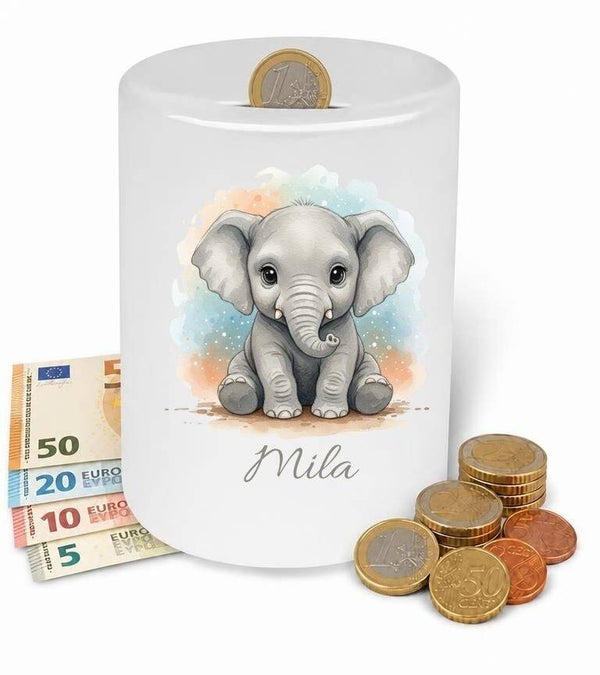 Spaarpot olifant zittend