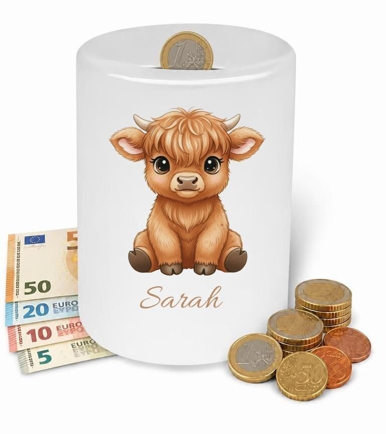 Spaarpot schotse hooglander