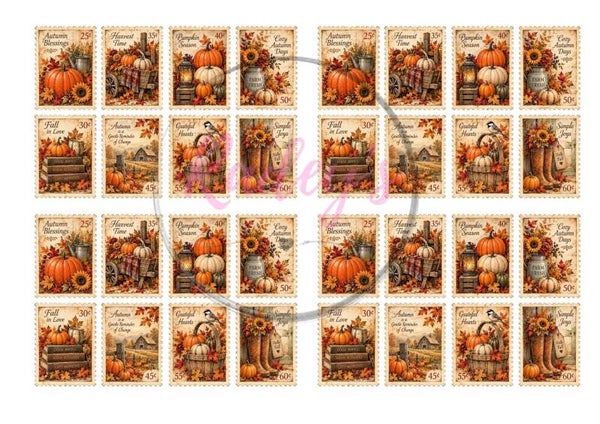 Stickers kaartjes a4 vel