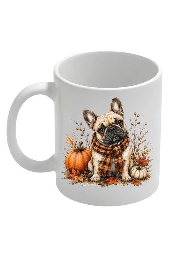 Mok herfst Franse Bulldog 2