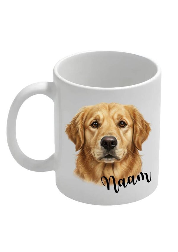 Mok met naam - Golden Retriever