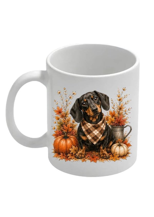 Mok herfst teckel