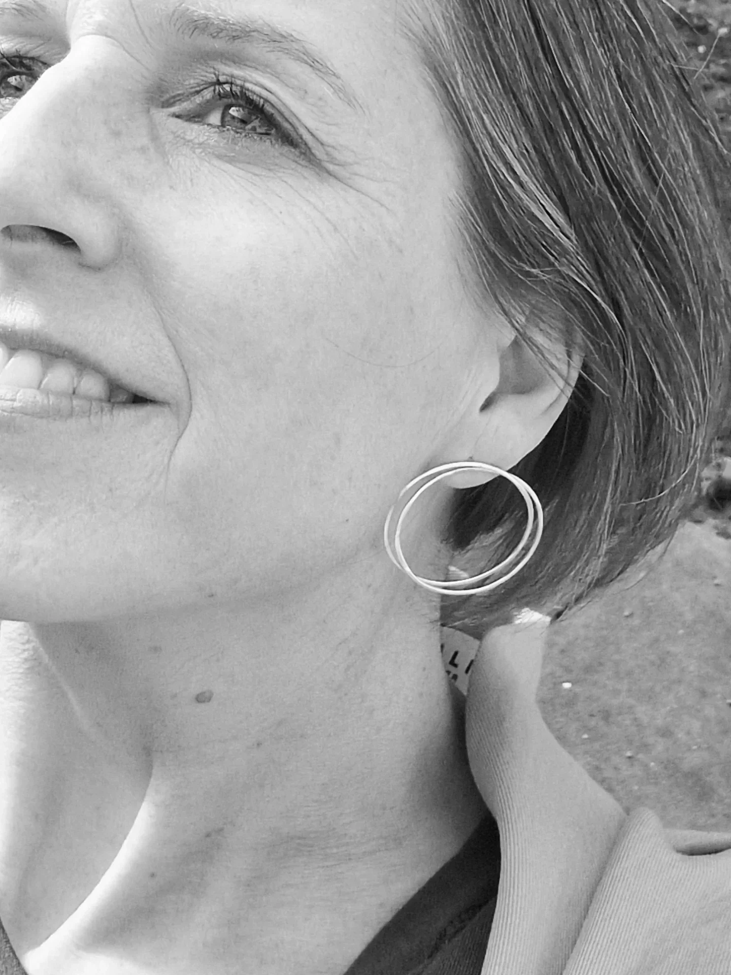 Cosmic Love oorsteker "full moon double"