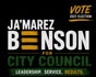 JamarezBenson4CityCouncil