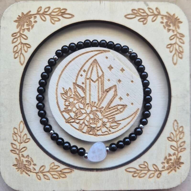 Turmalin-mit-Edlestahl-und-Bergkristallherz-4mm-CHF 30.00