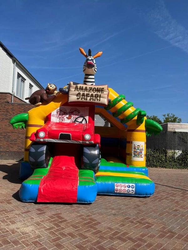 🦁 Safari springkussen