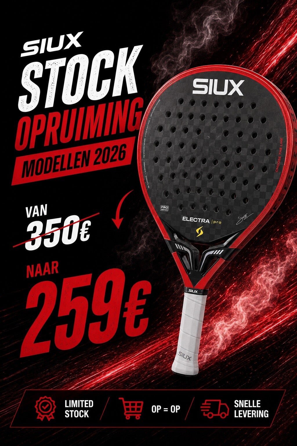 Siux Electra Fire Red Pro 2026