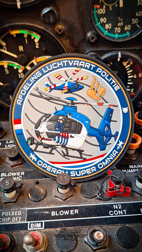 Zulu Police Helicopter PVC