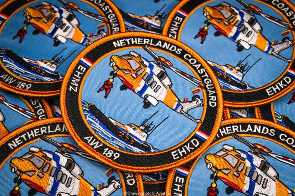 AW-189 Kustwacht Embroidered