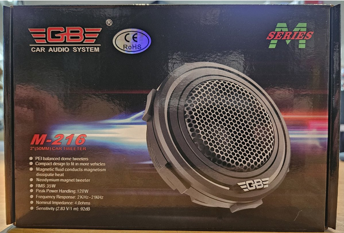 GB AUDIO high-power tweeter 120watt 50mm M-216