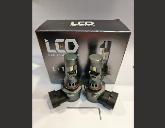 HB3 9005 koplamp set daglichtwit 6000K - 35 Watt & 2000 Lm/stuk | 12VDC - actieve koeling