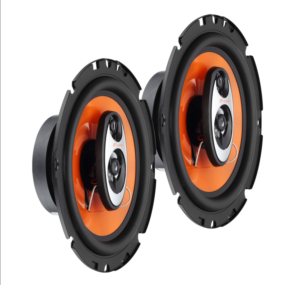 GT Audio GT-FR653 6.5" 16.5cm 3-Way Coaxial Speakers 2x70W RMS