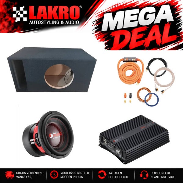 12 inch Pack 12 - LAKRO - subwooferpakket - 3500 watt RMS