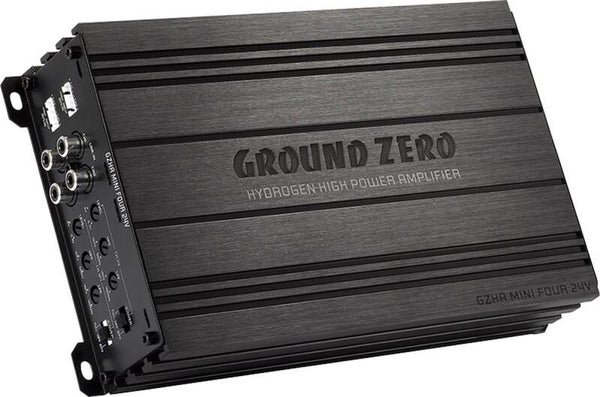 GZHA MINI FOUR 24V – 4-kanaals versterker – Ground Zero – 4×130W RMS