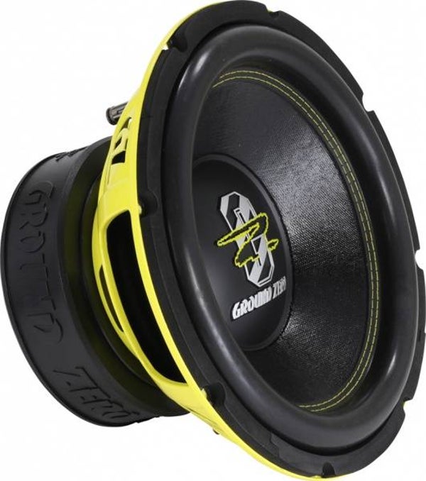 GZ, 12 inch, 2x2-Ohm, 1500 watt max SUBWOOFER RADIO ACTIVE