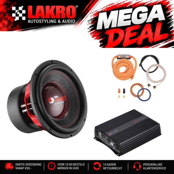 15 inch Pack 7 - LAKRO - subwooferpakket - 3500 watt RMS