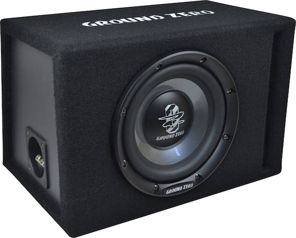 GZIB 200XBR GZ, frontbass tunnel box, 150 WRMS, 4Ohm  8INCH