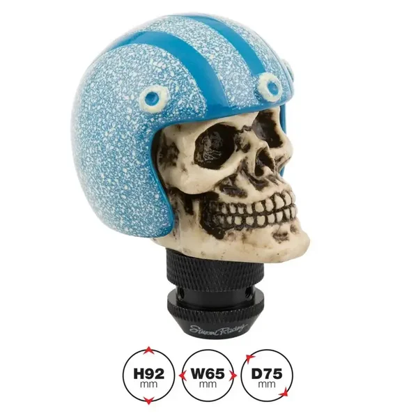 Simoni Racing Pookknop Skeletor - Blauwe Helm