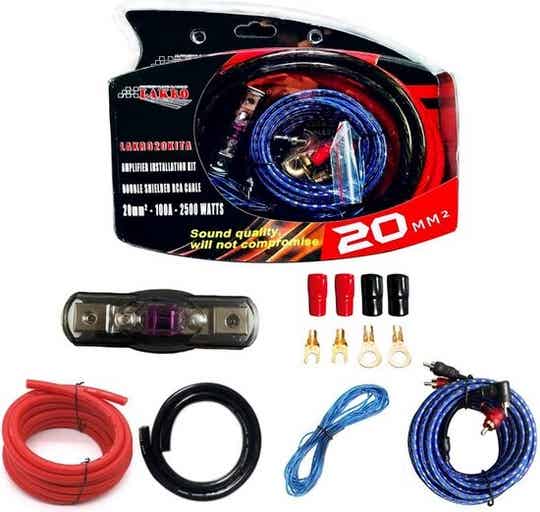 LAKRO20KIT - Complete Kabelset - Lakro - 20 mm2 - 6 meter pluskabel!