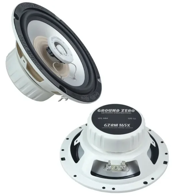 GZRM 165X – 16,5 cm marinespeakers – Ground Zero – 70W RMS – 2-weg coaxiaal