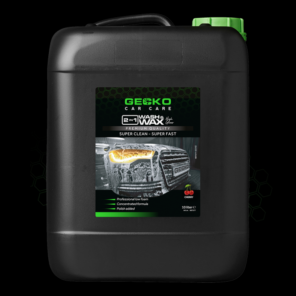 Gecko 2in1 Wash & Wax 10ltr