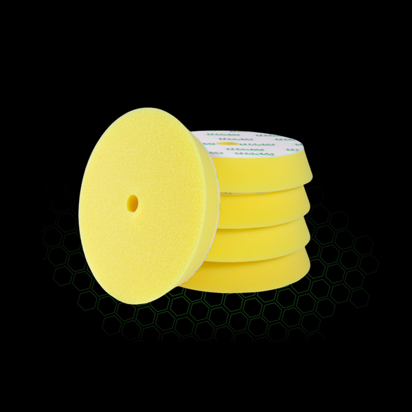 Gecko Hard Cutting Pad (Geel) 80mm – 5 pcs – 75mm backing plate