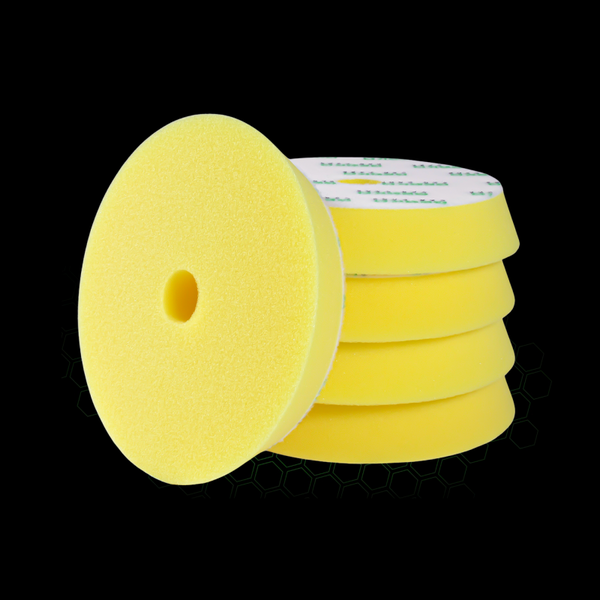 Gecko Polishing Pad Hard Yellow 150mm 5pcs (For Backing Plate 125mm)