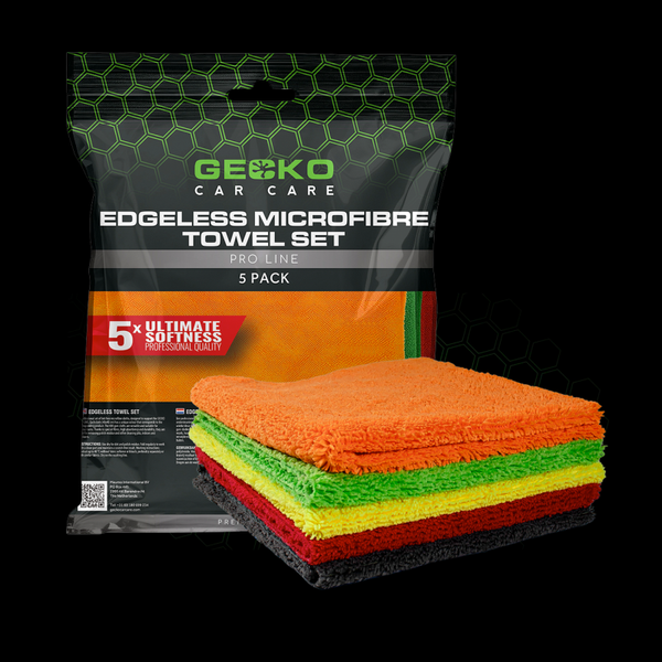 Gecko Pro Plush Towel Edgeless 40cm x 40cm Pak 5pcs