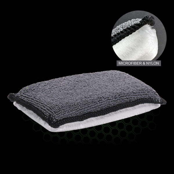 Gecko 2in1 Interior Microfiber & Fleece Sponge 13x9x2.5cm