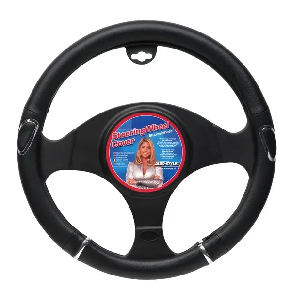 Universele stuurwielhoes - Zwart/Chroom