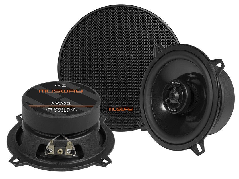 Musway MQ52 13 CM (5.25”) 2-WAY COAXIAL-SPEAKERS