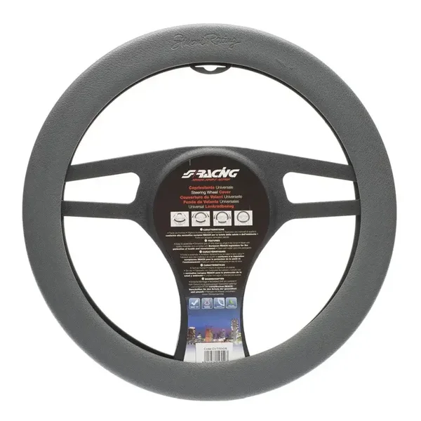 Simoni Racing Stuurwielhoes Soft Sil - Grijs Siliconen - 35-40cm