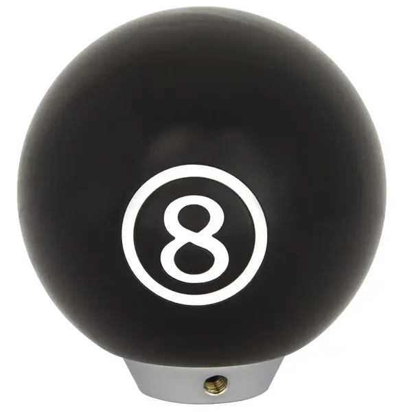 Universele pookknop 8-ball - Zwart
