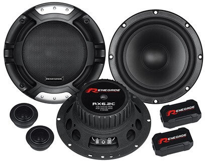 Renegade RXM52B – Altoparlanti Marini Da 160W, Coppia Da 130mm
