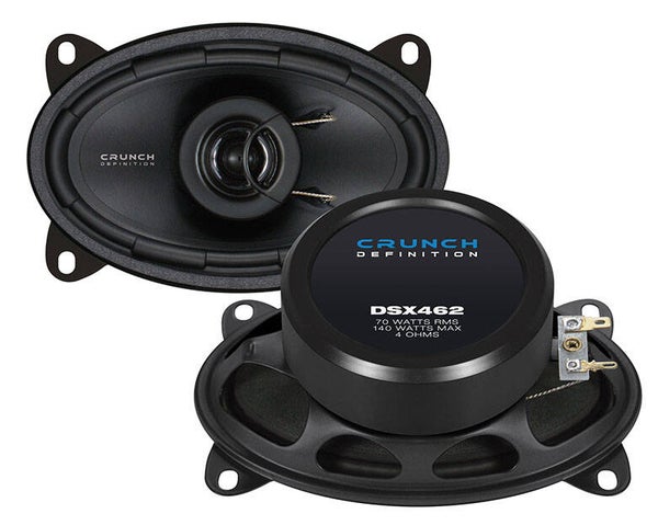 DSX462 Crunch  10 x 15 cm (4 x 6“) Coaxial Speakers