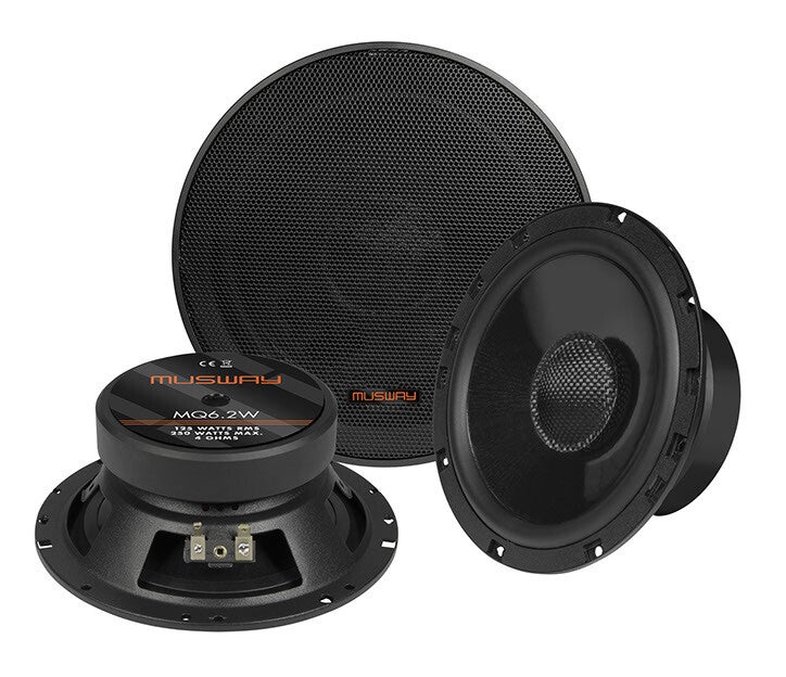 Musway MQ6.2W 16,5 CM (6.5”) KICKBASS-SPEAKERS (PAIR)