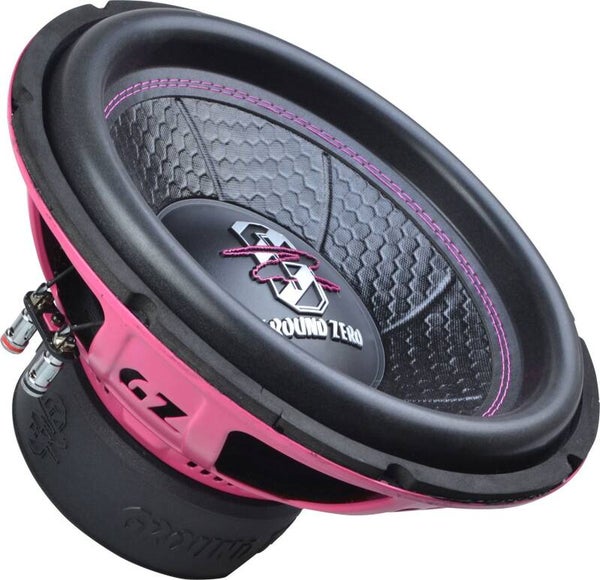 GZIW 12XSPL-D2 PINK – 12 inch SPL-subwoofer – Ground Zero – 600W RMS – 2×2 ohm