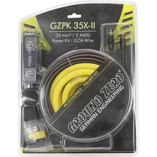 GZPK 35X-II – 35 mm² kabelset – Ground Zero – CCA – drievoudig afgeschermde RCA
