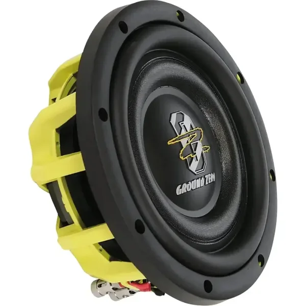 GZHW 8SPL-D2 FLAT – 8 inch platte SPL-subwoofer – Ground Zero – 500W RMS – 2×2 ohm