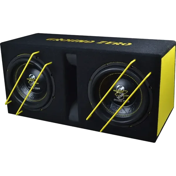 GZIB 2.10SPL – dubbele 10 inch subwooferkist – Ground Zero – 800W RMS – 2×1 ohm