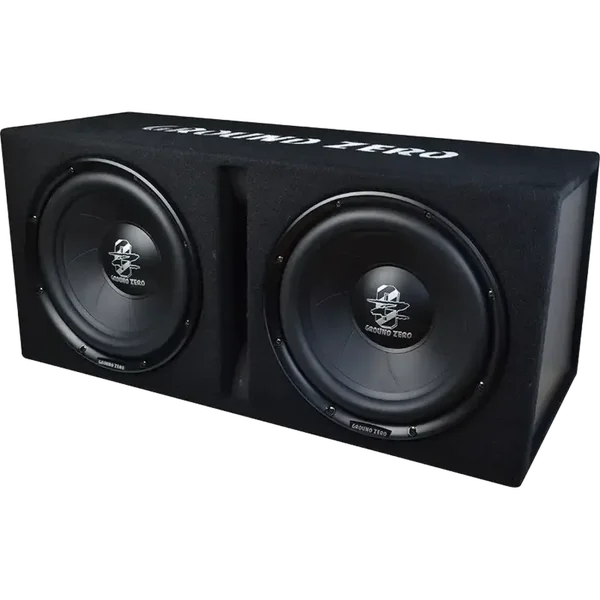 GZIB 2.30BR-ACT – actieve dubbele 12 inch subwoofer – Ground Zero – 250W RMS