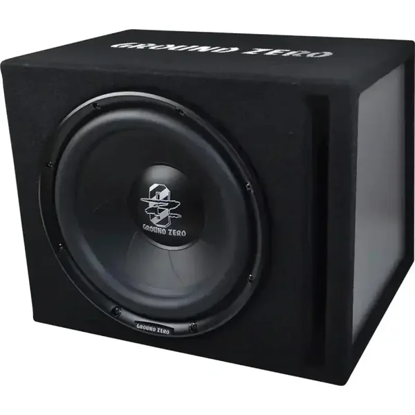 GZIB 30BR – 12 inch subwoofer in behuizing – Ground Zero – 350W RMS – 4 ohm