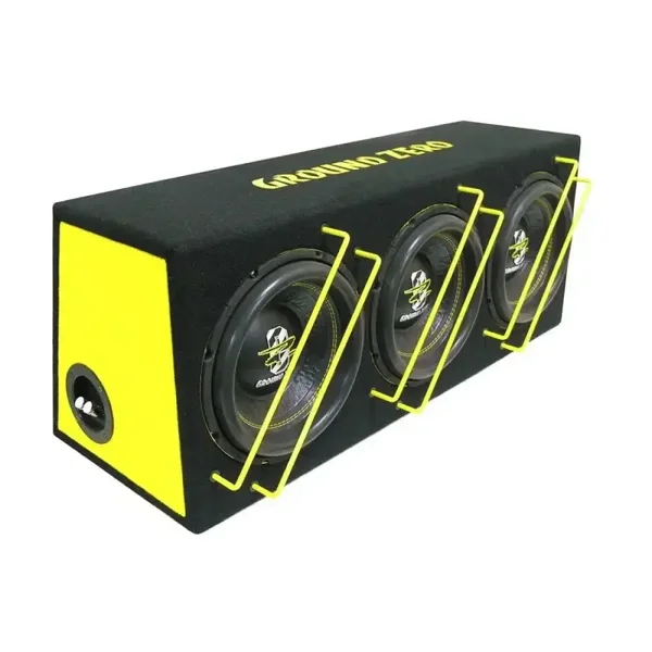 GZIB 3.250SPL – drievoudige 10 inch subwooferkist – Ground Zero – 1500W RMS – 1,4 ohm