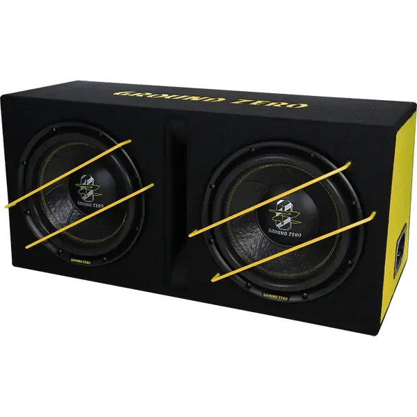 GZIB 2.12SPL  2x 30 cm / 12″ vented SPL subwoofer loaded enclosure