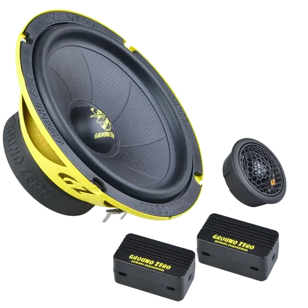 GZIC 165.2SPL – 16,5 cm speakerset – Ground Zero – 120W RMS – 2-weg component
