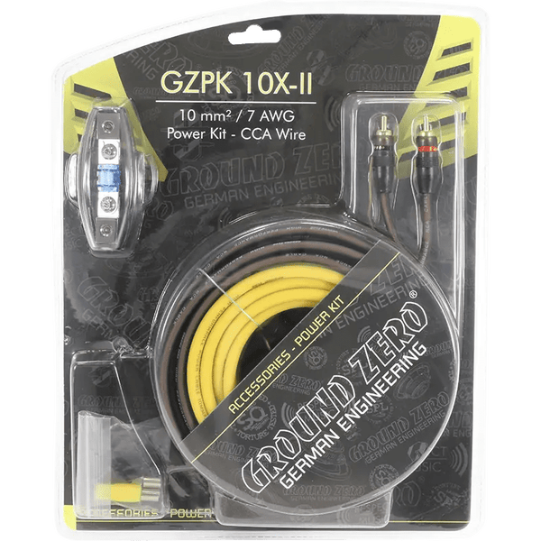 GZPK 10X-II – 10 mm² kabelset – Ground Zero – CCA – drievoudig afgeschermde RCA