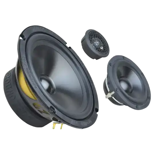 GZRC 165.3SQ-ACT  165 mm / 6.5″ 3-way SQ component speaker system for active use