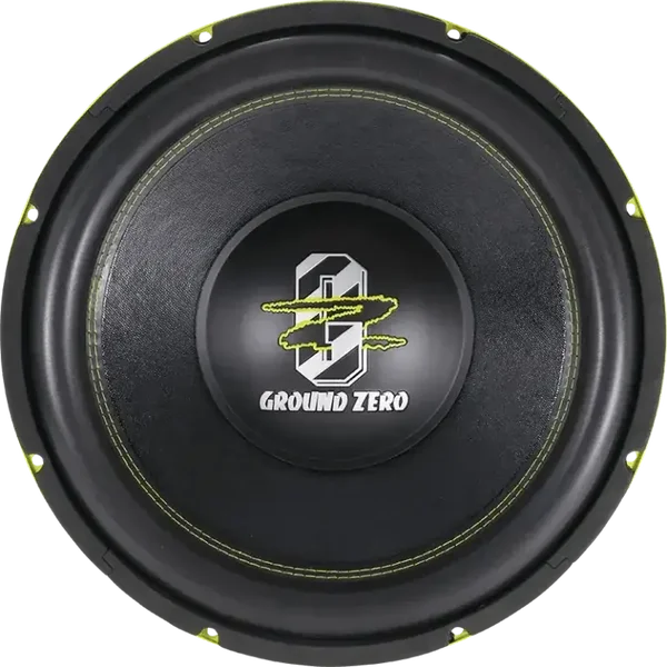 GZRW 15XSPL – 15 inch SPL-subwoofer – Ground Zero – 1200W RMS – 2×2 ohm