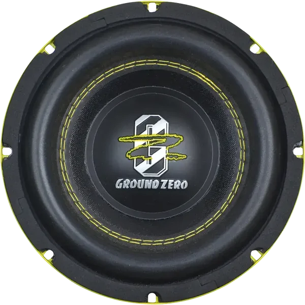 GZRW 8XSPL-D1 – 8 inch SPL-subwoofer – Ground Zero – 500W RMS – 2×1 ohm